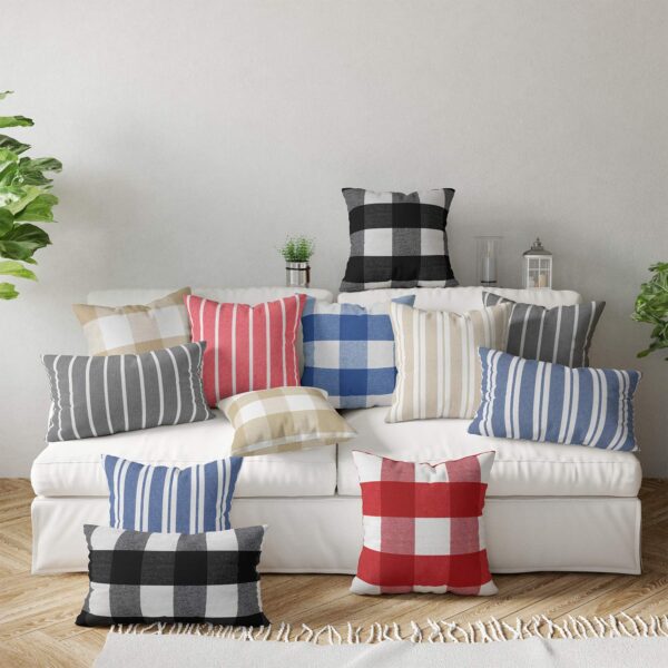 Decorative Eco-Cotton Cushion Covers Set for Living Room and Bedroom - Image 6