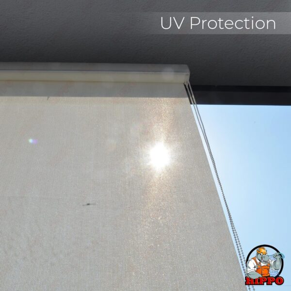 HIPPO UV Protection Roller Blinds: 95% Sun Blockage for Outdoor Patios - Image 6