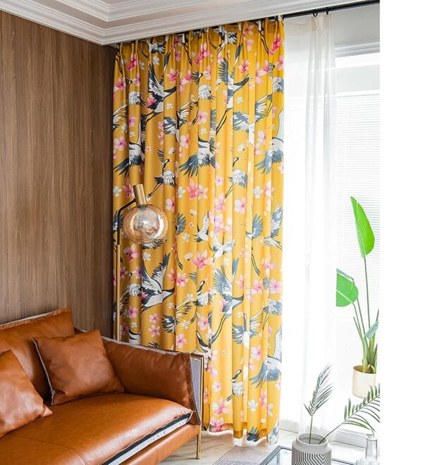 Tramb Printed Polyester Curtains: Total Privacy and Noise Reduction for Your Home - Image 4