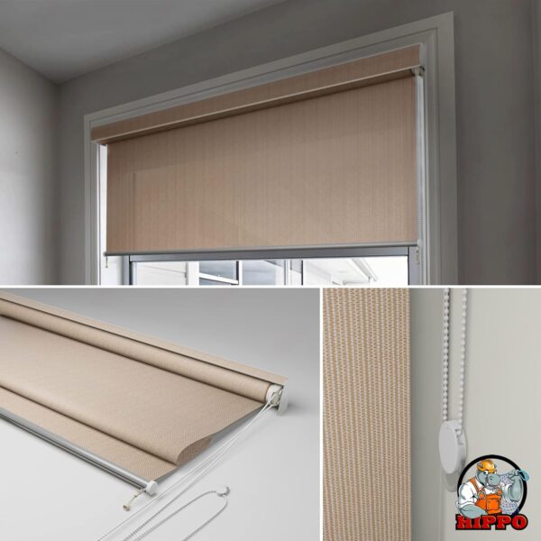 HIPPO Outdoor Roller Blind: HDPE Shade with 95% UV Protection for Balconies - Image 4