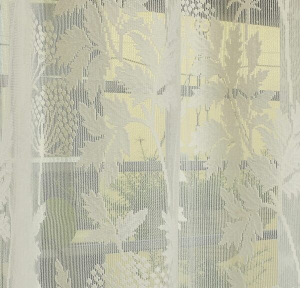 Elegant Cream Floral Grommet Curtains for Your Living Room and Balcony - Image 3