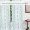 Cotton Door Curtains with Ethnic Temple Bird Print - Room Darkening, Set of 2 - Image 3