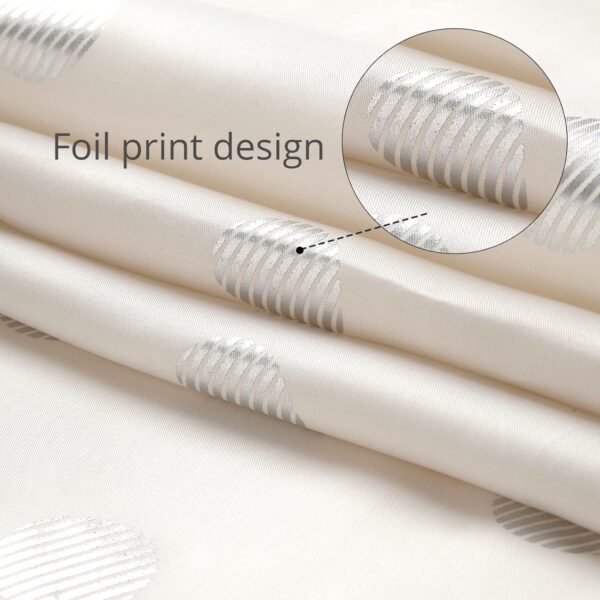 Elegant Encasa XO Light-Filtering Curtains for Kitchen, Bedroom, and Living Room - Image 4