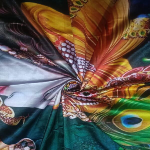 Bal Gopal Krishna God Design Curtains for Pooja Room and Home Decor - Image 4