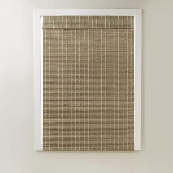 Bamboo Cordless Roman Shades: Elegant Light Filtering Window Treatment for Any Room - Image 15