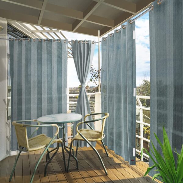 Customizable Outdoor Curtains for High Sun Blockage in Any Space - Image 6