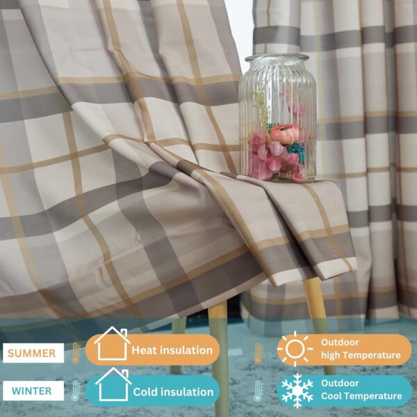 Tramb Printed Polyester Curtains: Stylish Privacy for Living Room and Bedroom - Image 3