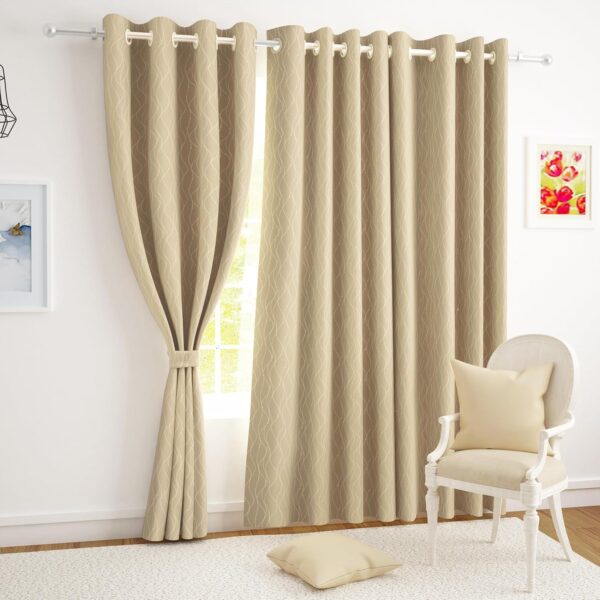 Elegant Thermal Insulated Blackout Curtains Set for Living Room Decor - Image 4