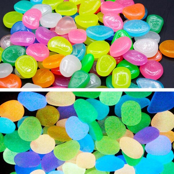 Glow in the Dark Garden Pebbles for Stunning Pathway and Yard Decor - Image 8