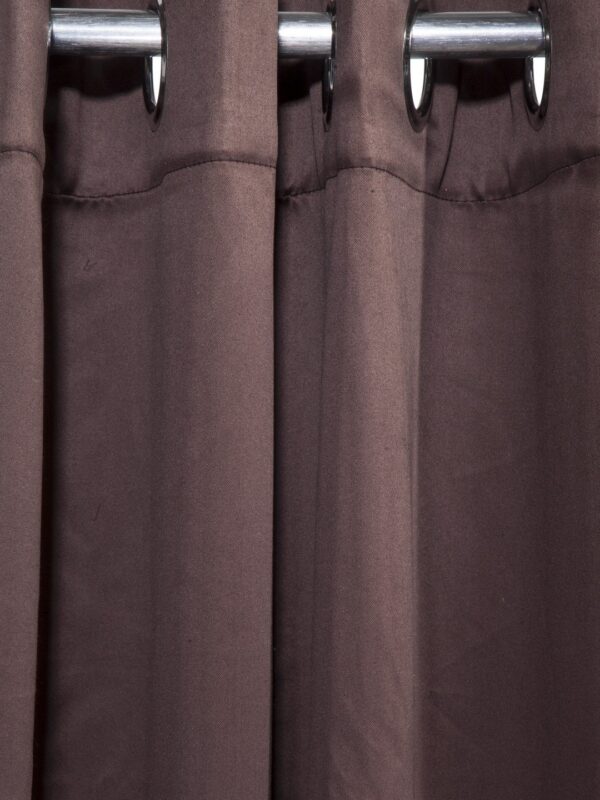 Sleek Bianca Satin Blackout Curtains for Soundproofing and Light Control - Image 2