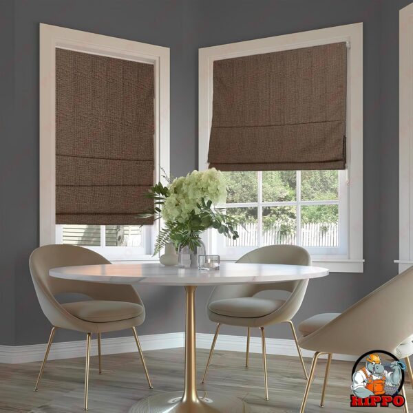 Stylish HIPPO Indoor Roman Blinds for Sun Protection and Light Control - Image 6