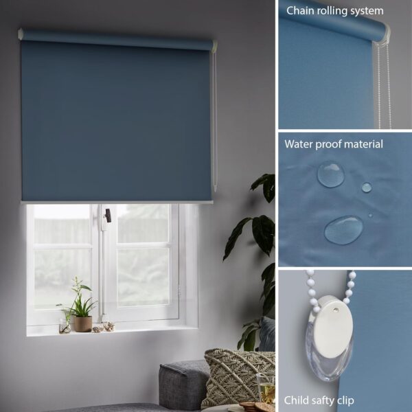 Customizable UV Protection Blackout Roller Blinds for Home & Office (4FTX9FT) - Image 4