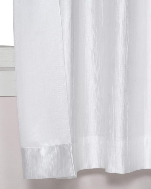 Elegant Insulated Grommet Curtains for Bedrooms and Living Rooms - White - Image 4