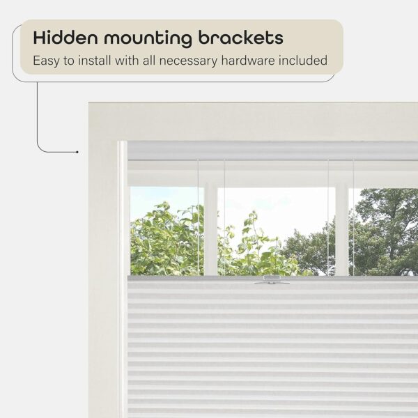 Achim Home Furnishings Cordless Honeycomb Shades for Stylish Window Treatment - Image 3