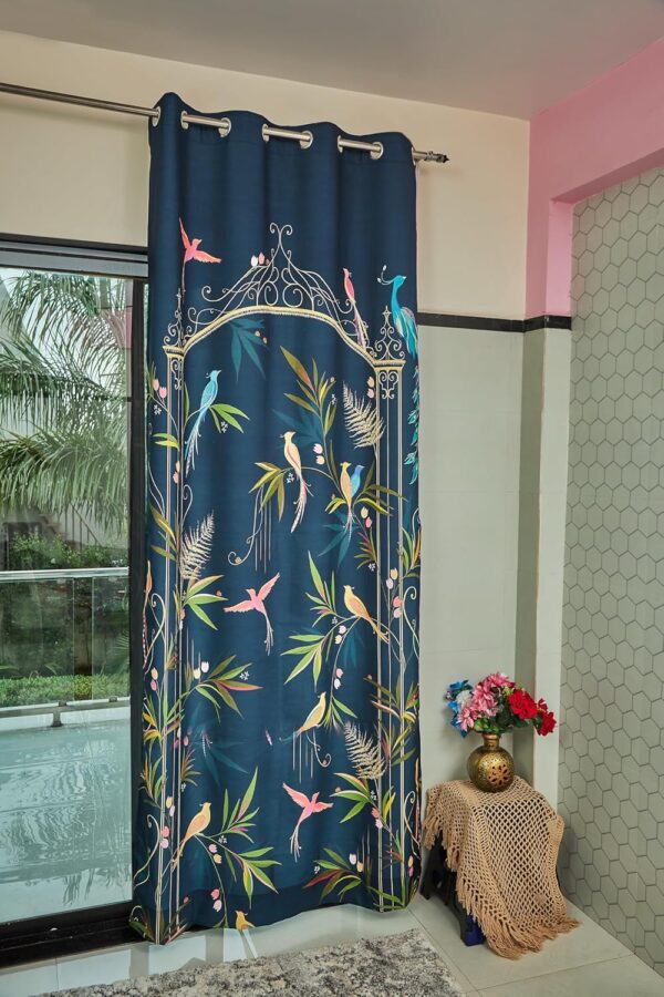 Tramb Printed Polyester Curtains: Stylish Privacy and Noise Reduction for Your Home - Image 2