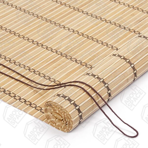 Bamboo Roll-Up Curtain: Privacy, Sun Protection for Windows and Doors - Image 3