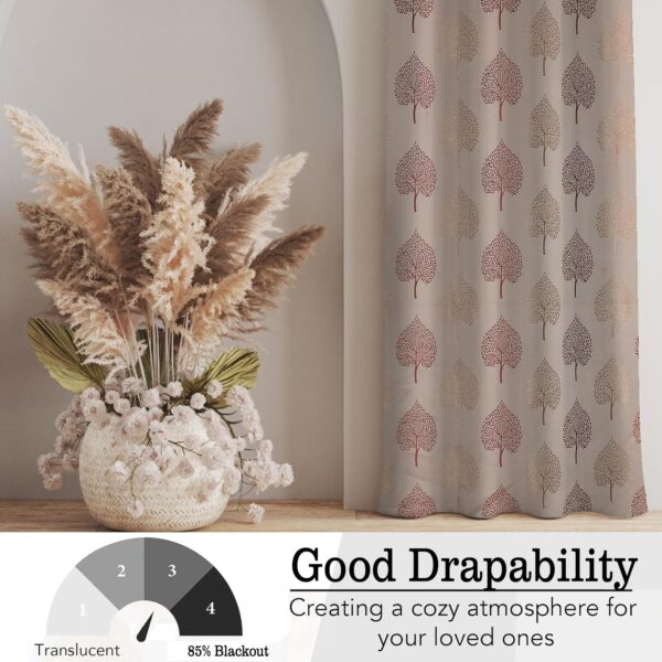 Supreme Betel Leaf Polyester Curtains: 80% Room Darkening for Your Home - Image 3