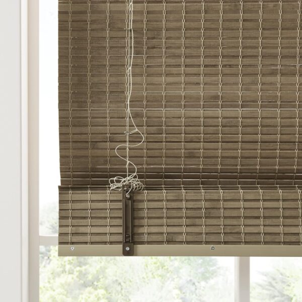 Bamboo Cordless Roman Shades: Elegant Light Filtering Window Treatment for Any Room - Image 8