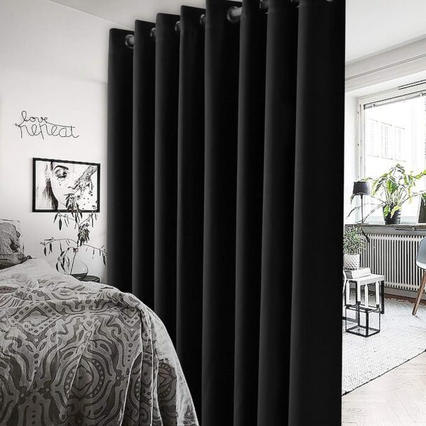 WONTEX Blackout Room Divider Curtains for Privacy and Insulation Solutions - Image 8