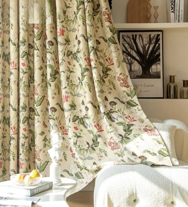 Tramb Printed Polyester Curtains: Stylish Privacy and Noise Reduction for Your Home - Image 5