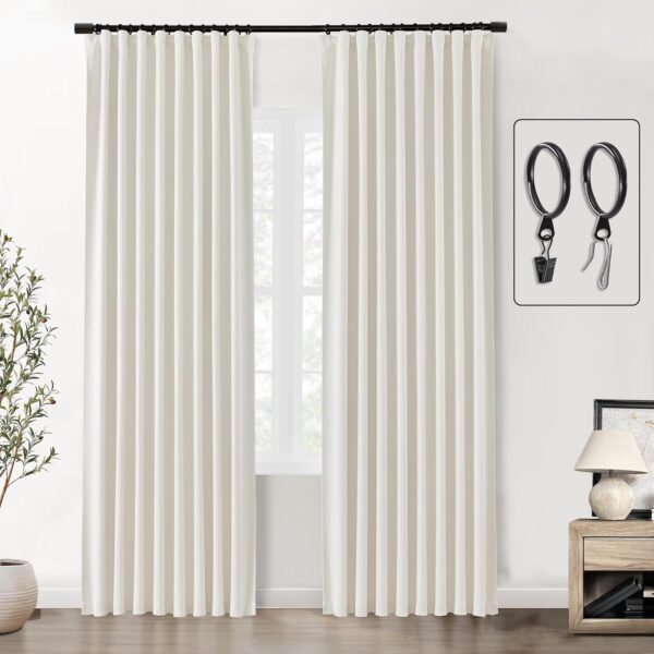 90 Inch Blackout Soundproof Curtains for Ultimate Noise Cancellation and Privacy