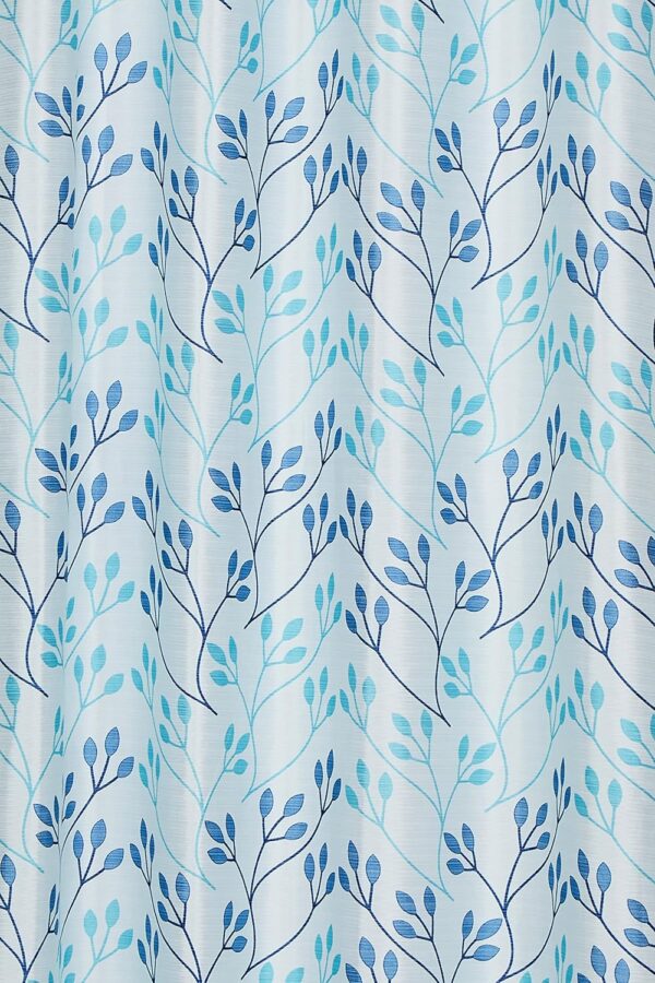 Solimo Leaf Print Polyester Curtains - Light-Filtering, 5 Feet, Pack of 2 - Image 4