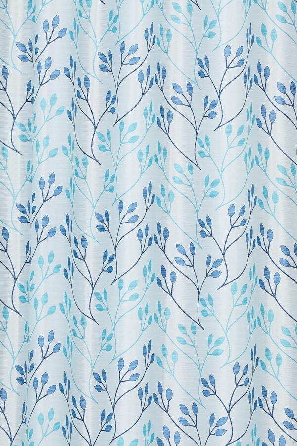 Stylish Solimo Polyester Leaf Print Door Curtains - Light-Filtering Pack of 2 - Image 3