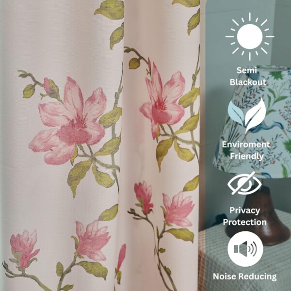 Tramb Printed Polyester Curtains for Total Privacy and Noise Reduction in Homes - Image 5