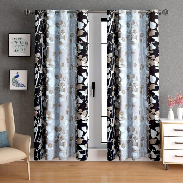 Elegant 7 Feet Long Super Moon Curtains for Living Room and Bedroom - Image 2