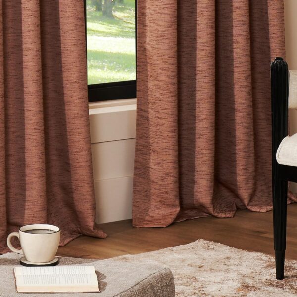 Elegant 7.5 Feet Polyester Semi Blackout Curtains for Bedroom and Living Room - Image 6