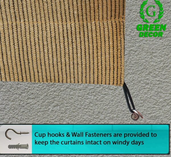 HDPE Balcony Curtains: 85-90% Sun Blockage & UV Protection for Outdoor Comfort - Image 4