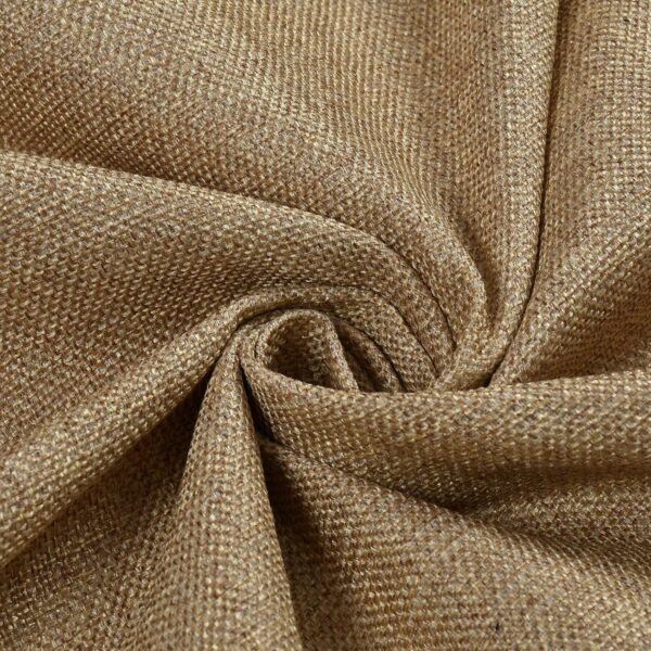 Jute Curtain for Doors: Modern 7 Feet Long Eyelet Parda in Beige - Image 8