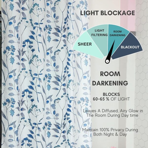 Tramb Printed Polyester Curtains for Privacy, Noise Reduction, and Thermal Comfort - Image 6