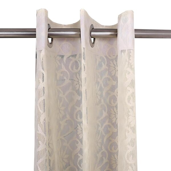 Elegant Floral Sheer Door Curtains for Living Room and Bedroom Decor - Image 5