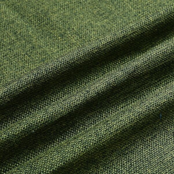 Stylish 7 Feet Jute Curtains for Doors and Windows - Hypoallergenic Green Parda - Image 4