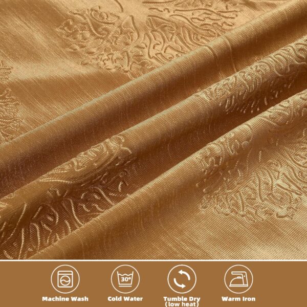 Elegant 7 Feet Long Eyelet Curtains for Modern Living Rooms and Bedrooms - Image 5