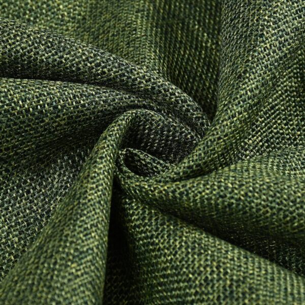 Stylish 7 Feet Jute Curtains for Doors and Windows - Hypoallergenic Green Parda - Image 8