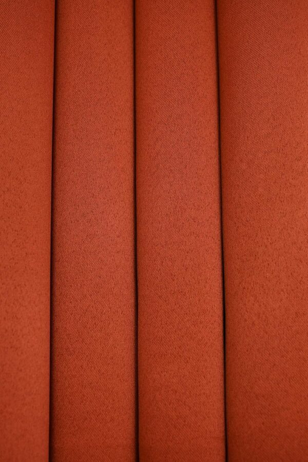 Elegant Rust Room Darkening Thermal Blackout Curtains for 6 Feet Windows - Image 5