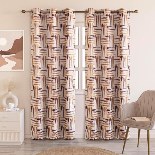 Stylish HOMEMONDE Blackout Curtains: 80% Light Blocking Thermal Insulation Panels - Image 2