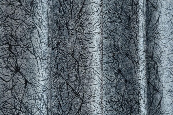 Softy Texture 6 Feet Dark Grey Polyester Blackout Curtains for Home Decor - Image 4