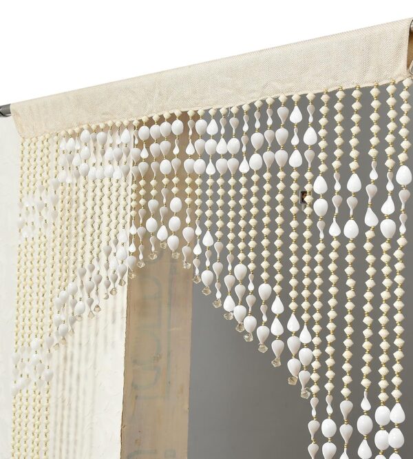 YUKANY PVC Striped Beads String Curtain for Elegant Room Dividers - Image 3