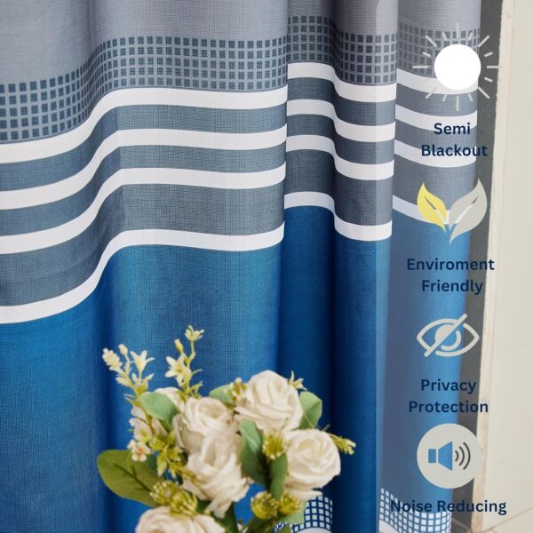 Tramb Printed Polyester Curtains: Stylish Privacy and Noise Reduction for Your Home - Image 5