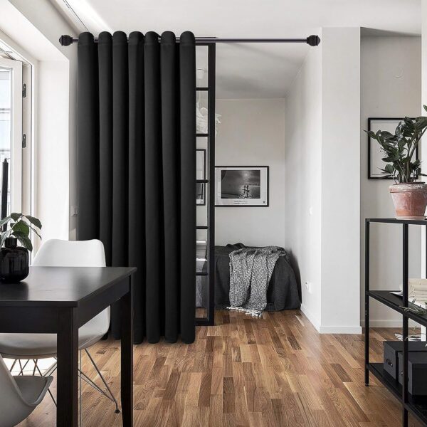 WONTEX Blackout Room Divider Curtains for Privacy and Insulation Solutions - Image 3