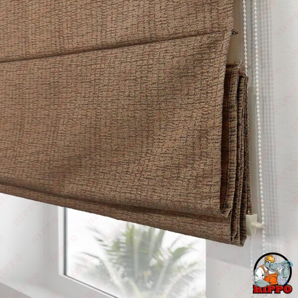 Stylish HIPPO Indoor Roman Blinds for Sun Protection and Light Control - Image 2