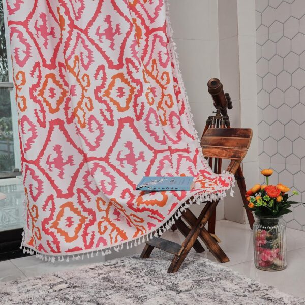 Tramb Printed Polyester Curtains for Total Privacy in Your Living Space - Image 2