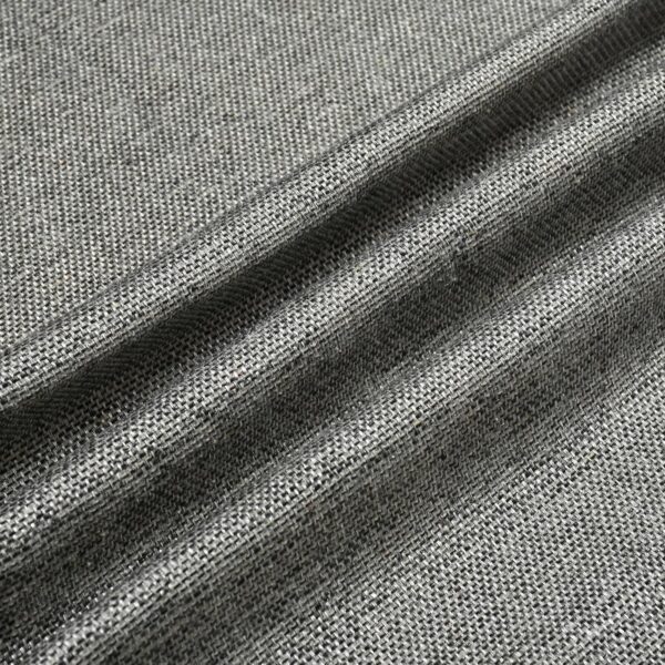 Stylish Blackish-Gray Jute Curtains for Doors and Windows - 7 Feet Long - Image 4