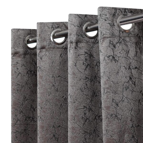 Heavy Velvet Blackout Curtains for Bedroom and Living Room - Set of 4 - Image 2