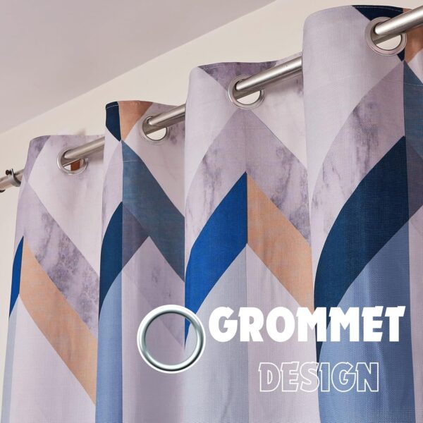 Tramb Printed Polyester Curtains: Stylish Privacy and Noise Reduction for Your Home - Image 4