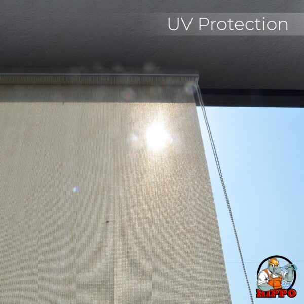 Outdoor HDPE Roller Blinds: 95% UV Protection for Your Balcony Shade - Image 6