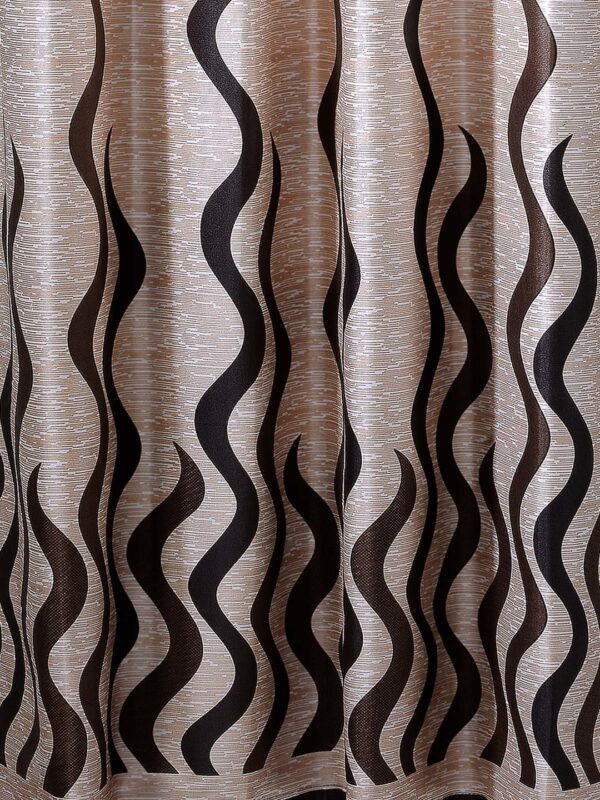 Home Sizzler Set of 2 Door Curtains - Stylish 7 Feet Long Design - Image 2